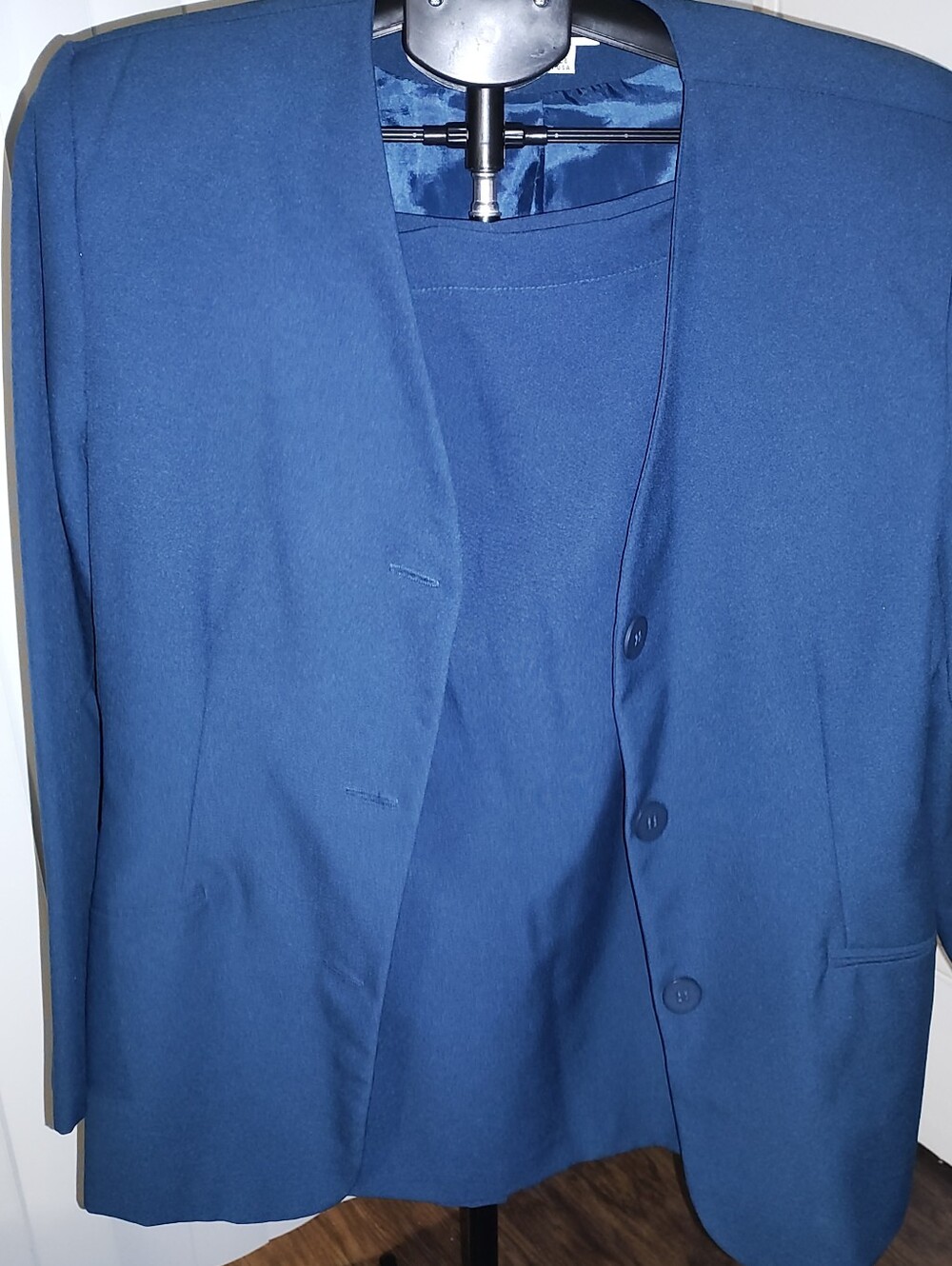 Women’s Blue Skirt Set – Elegant Two-Piece Ensemble